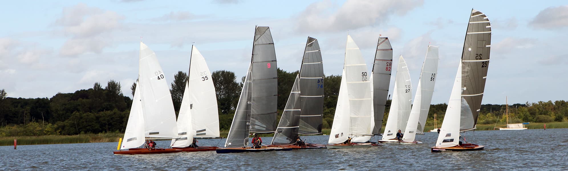 The start of a race at the Punt Championships